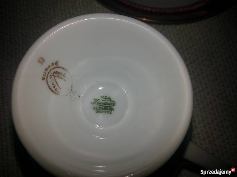 Filizanka ze spodkiem Selb Bavaria Porcelana i szkło Kraków