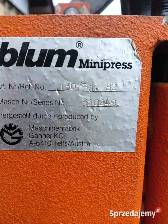 Wiertarka do zawiasów Blum Wejherowo