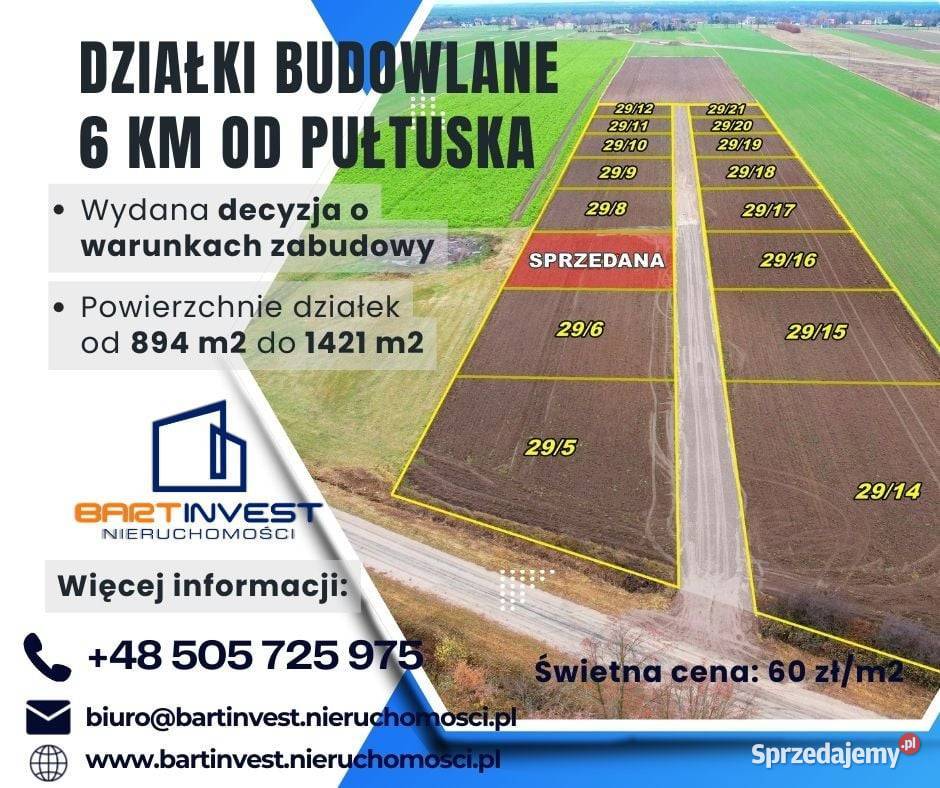 Spokojna okolica swietna Działki w Lipie Grunty i działki Lipa