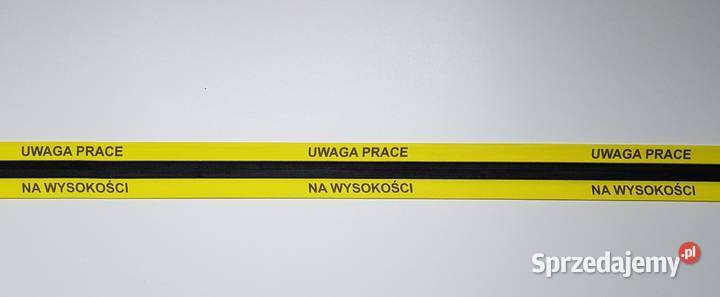 Prace Na Wysokości taśma ostrzegawczo Pozostałe Zielona Góra