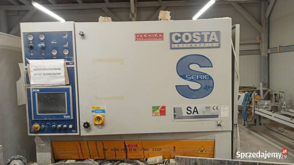Szlifierka costa 3 agregatowa do płyt Lignum lubuskie