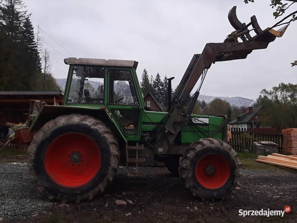 Ciągnik leśny Fendt Favorit 610 wciągarka WERNER Rajcza