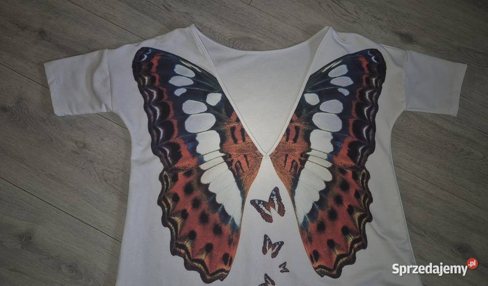 Bluzka damska tunika motyl 38M Łódź
