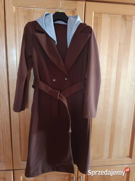 Sprzedam płaszcz czekoladowy nowy lubelskie Radzyń Podlaski