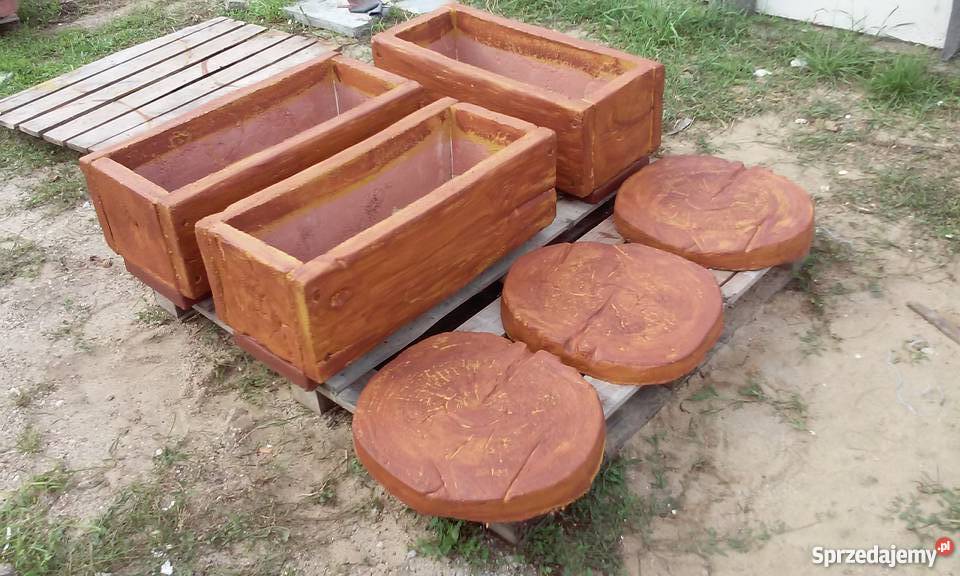 donice ogrodowe drewno beton chodnik Nietków sprzedam