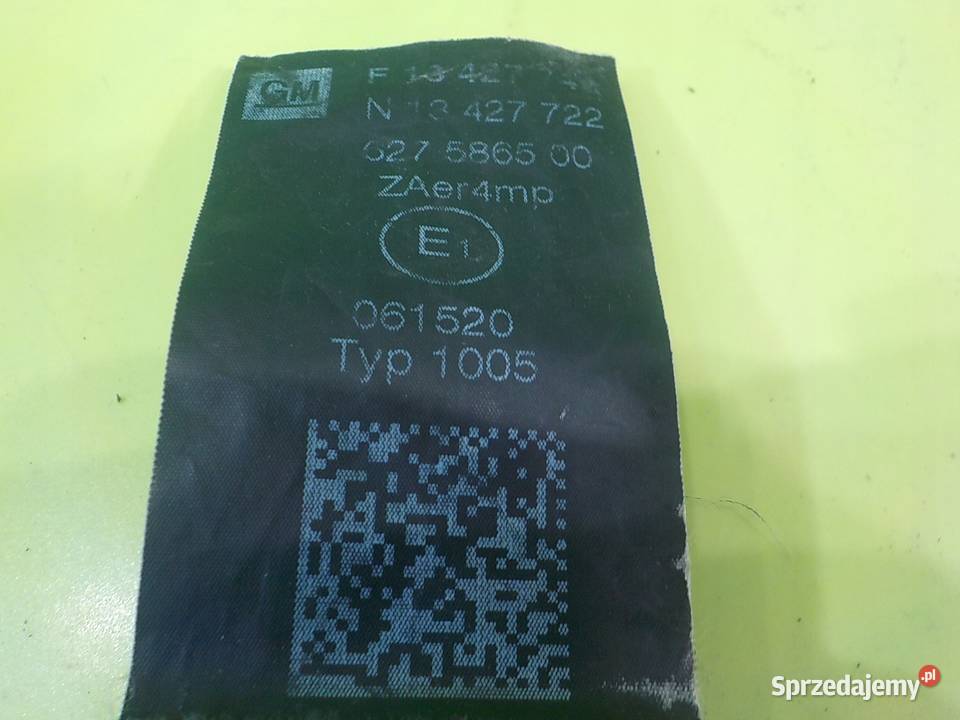 OPEL CORSA E 14 T 15r HB 3D pas bezpieczenstwa osobowe Suków