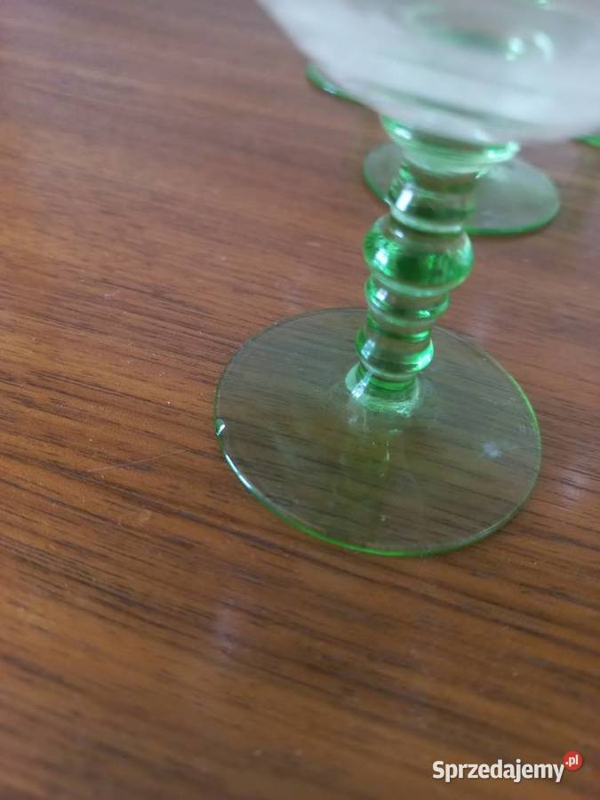 Zestaw kieliszków do likieru Art Deco Polska Porcelana i szkło Toruń