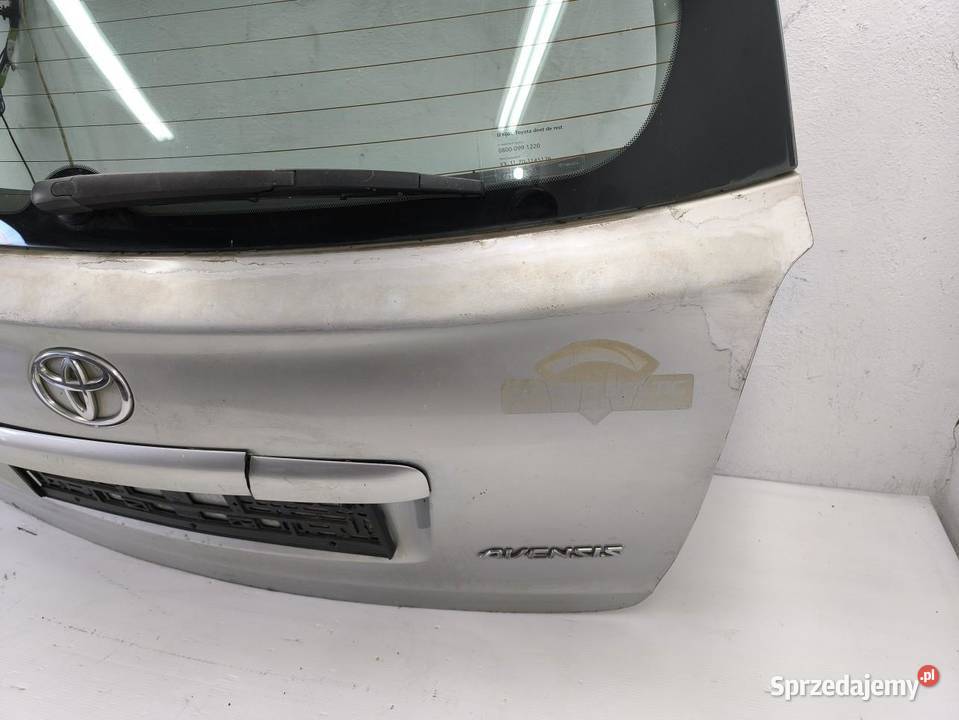 KLAPA BAGAZNIKA TYŁ TOYOTA AVENSIS II T25 KOMBI