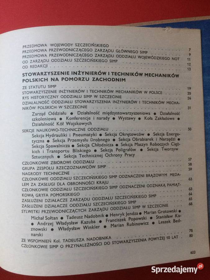 2842 Gospodarka Morska Przemysł Maszynowy Szczecin