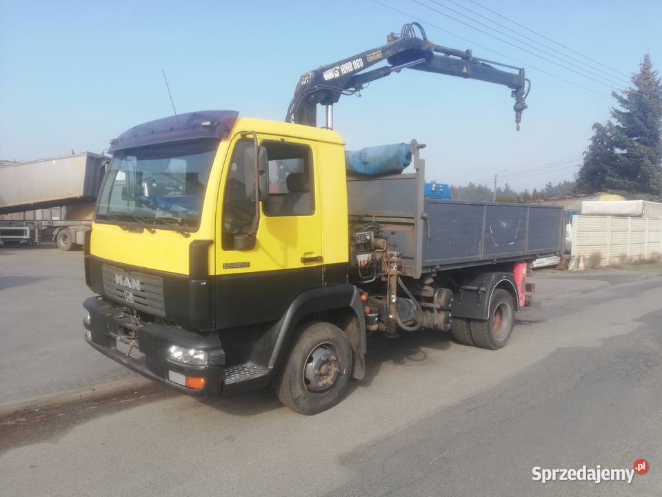 Man 12.180 wywrotka z hds HIAB 060