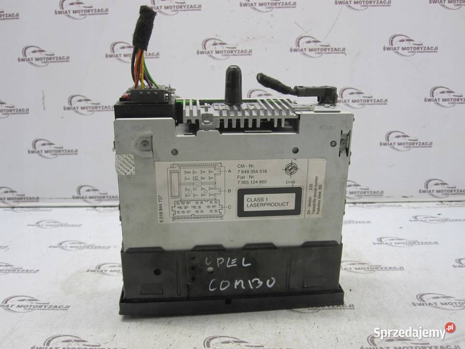 OPEL COMBO D 16r Radio CD 7649354516