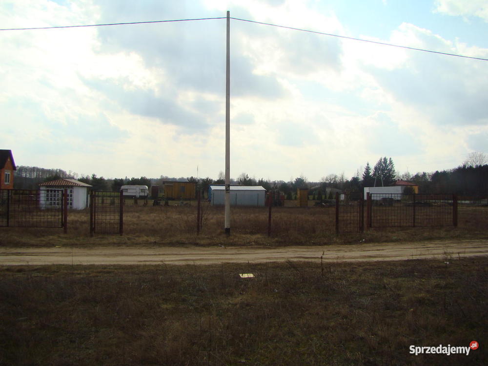 Działkę Dzierżenin woj maz utwardzona