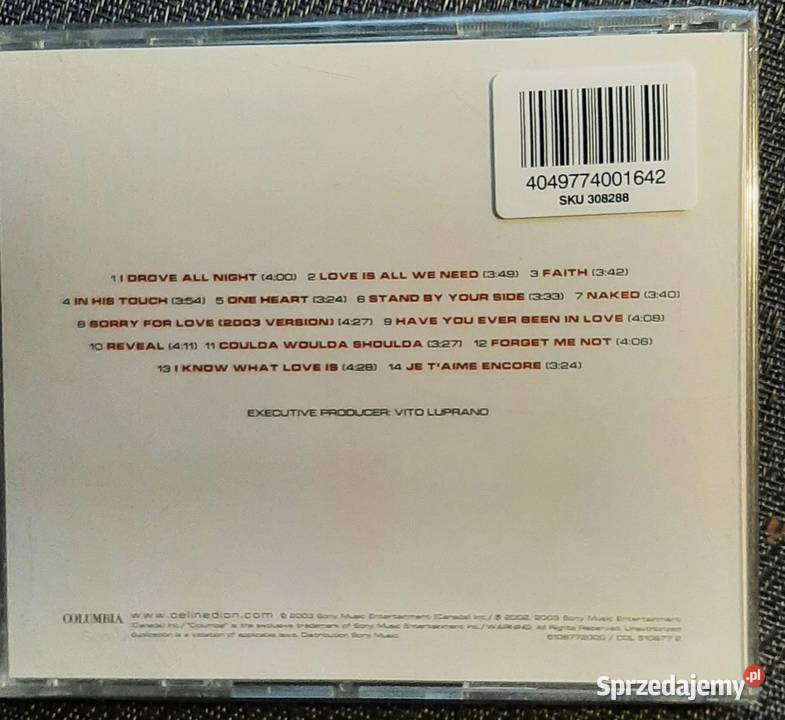 Wspaniały Album CD CELINE DION One Heart CD pop Katowice sprzedam