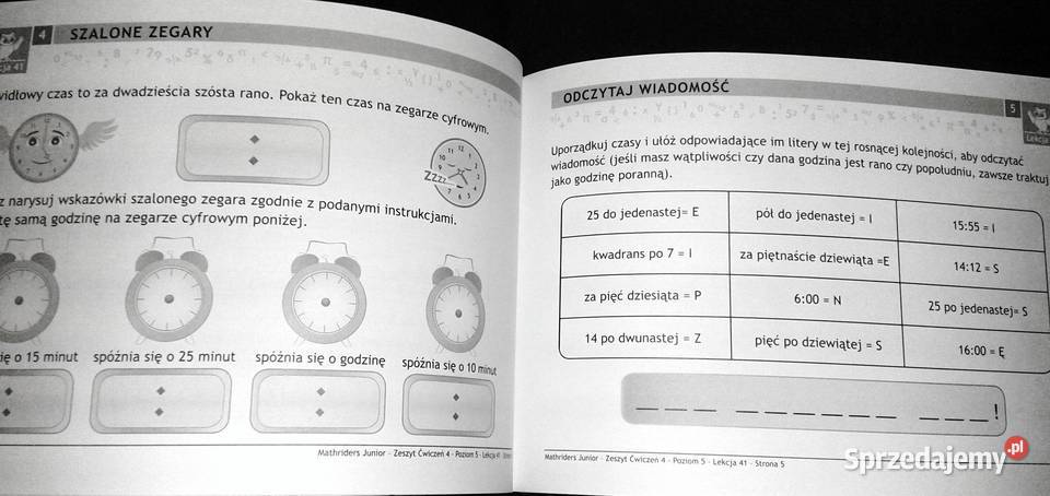 MathRider Poziom 5 Zeszyt zadań domowych 4 Anita miękka Chełm sprzedam