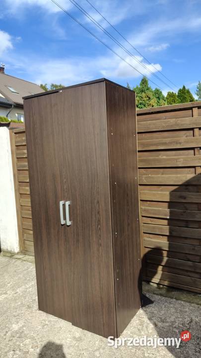Szafa 2drzwiowa wenge z półkami Szafy i garderoby Warszawa sprzedam