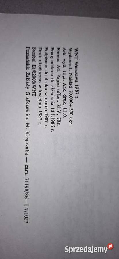 1 wydanie niski nakład Warsztat napraw sprzętu Antykwariat Łęczyca