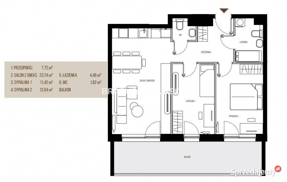 Mieszkanie 6182m2 3pok Kraków Wadowicka