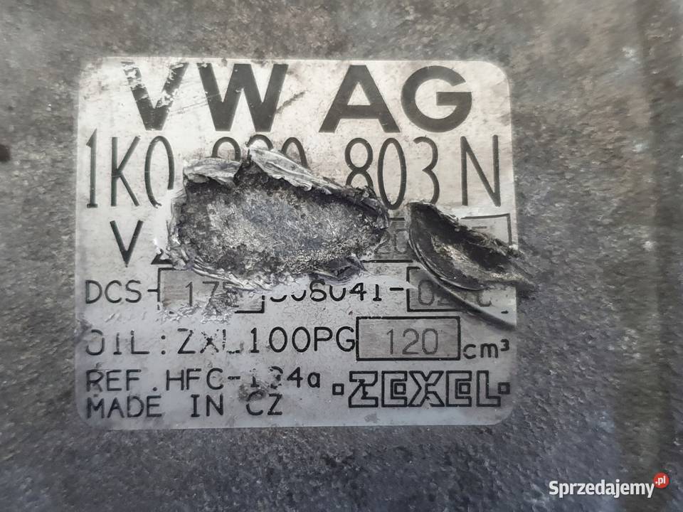 VW Touran I 20 TDI SPRĘŻARKA KLIMATYZACJI Janów