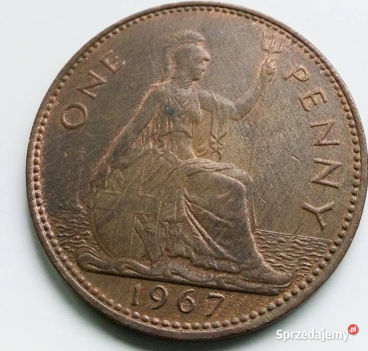 WIELKA BRYTANIAONE PENNY1967 2 Legionowo