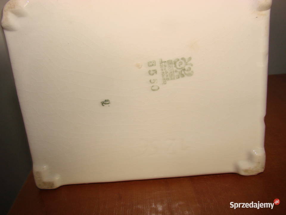 Włocławek fajansowy ścienny pojemnik na pomorskie Pruszcz Gdański