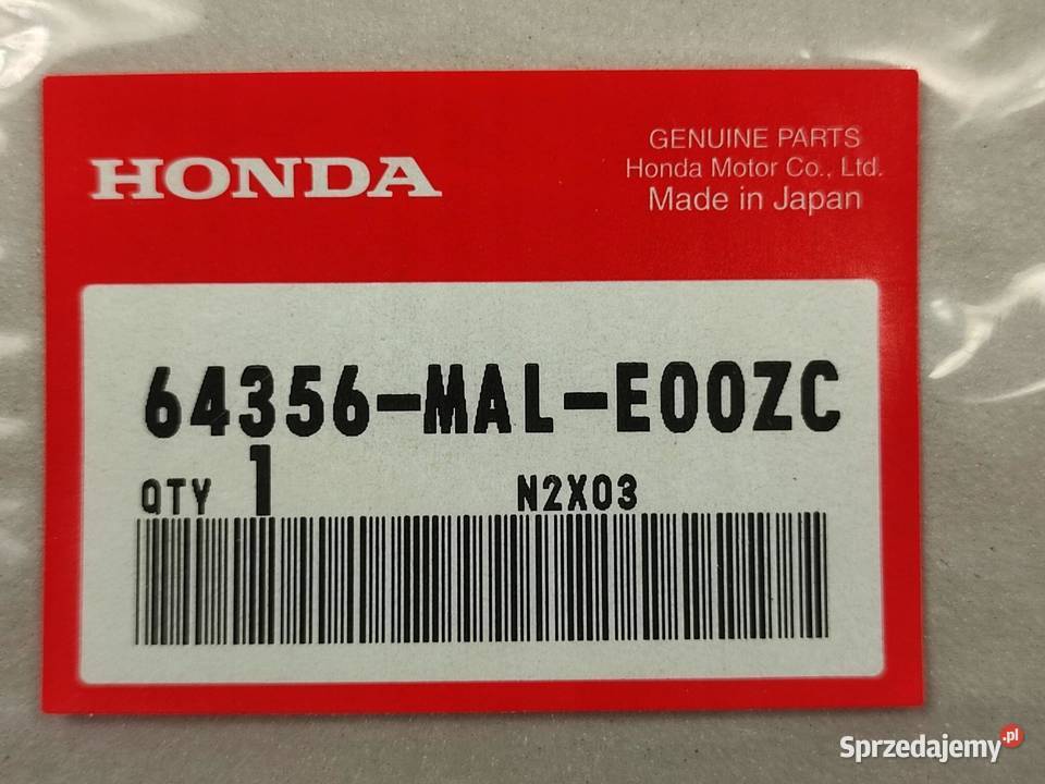 NAKLEJKA BOCZEK L DOLNY HONDA CBR600F HURRICANE