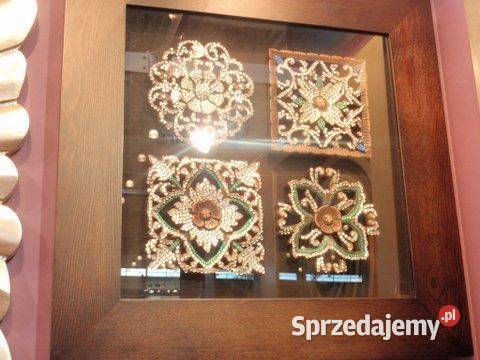 Luksusowy Obraz płaskorzeźba w stylu glamour Szczecin