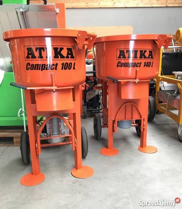 Mieszalnik ATIKA Compact 140 l zaprawa tynki Poznań sprzedam