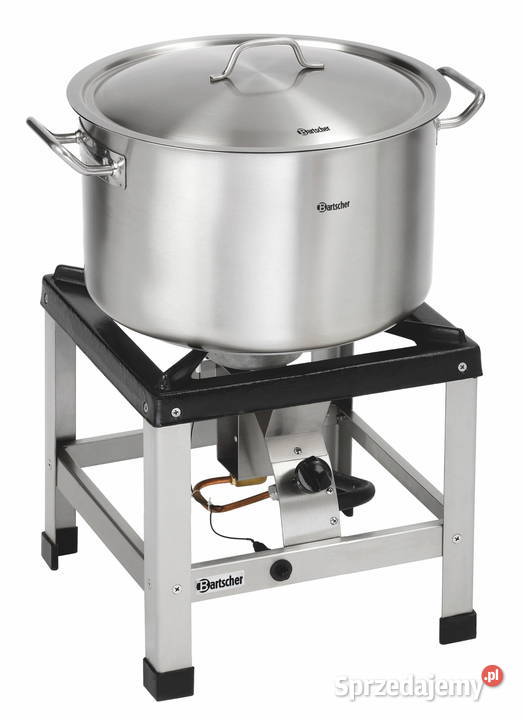 Garnek ze stali szlachetnej 30L 430mm z pokrywką Częstochowa