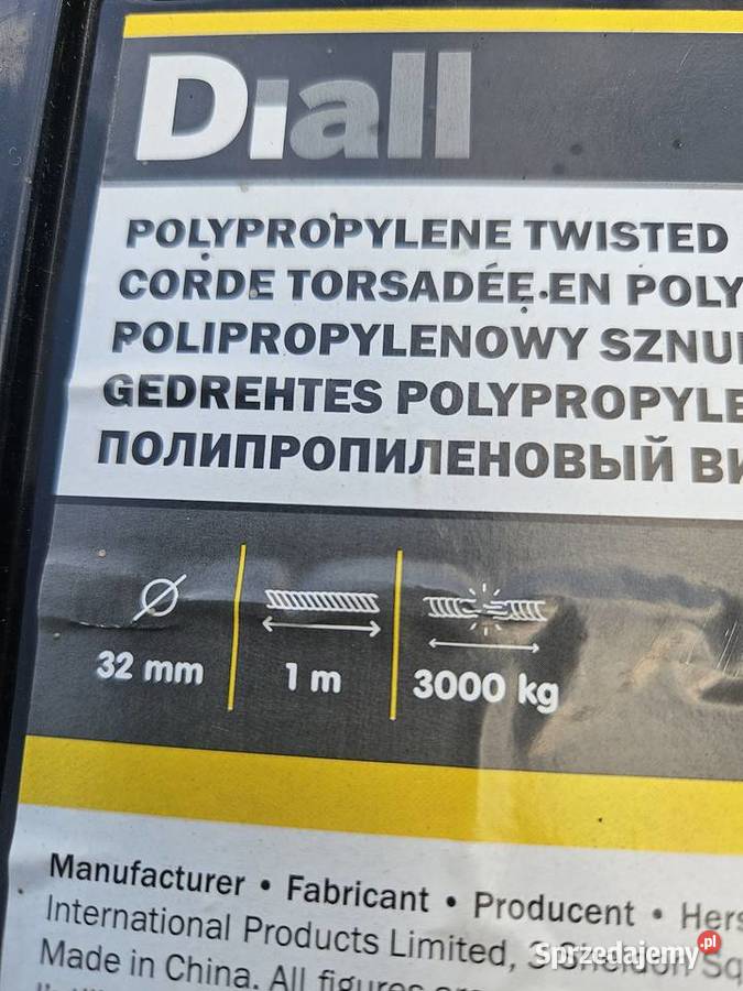 Lina 32mm syntetyczna polipropylenowa 16m Katowice
