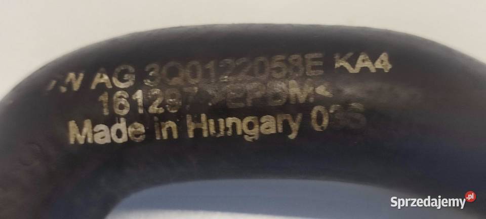 VW TIGUAN II RURA PRZEWÓD WODY 3Q0122058E