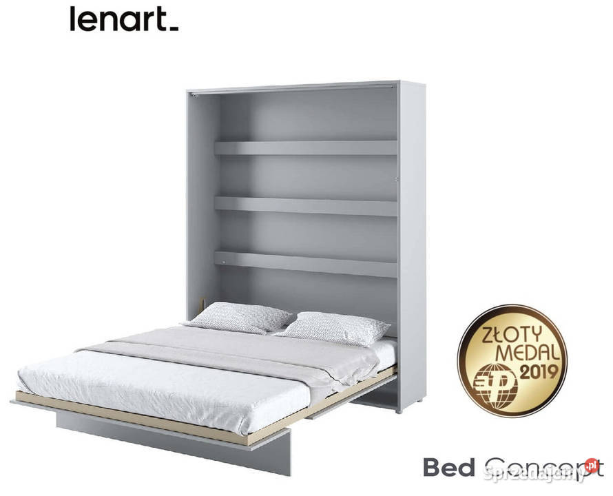 Półkotapczan Łóżko w Szafie BED CONCEPT 160x200 Katowice