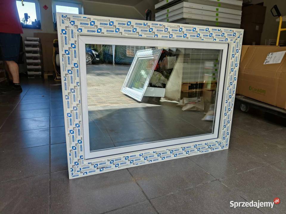 Nowe okna gospodarcze PCV szyba zespolona Jagatowo