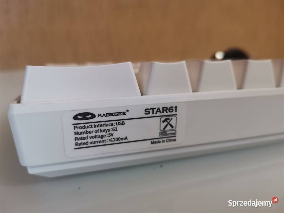 Klawiatura mechaniczna Gamingowa Magegee Star61 Trzcianka