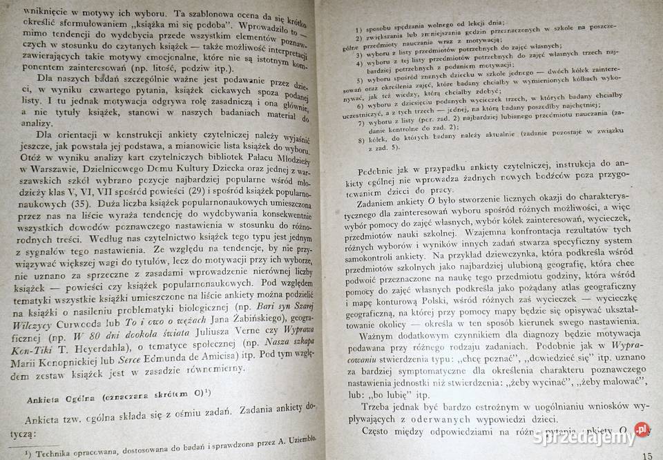 Zainteresowania uczniów Cz 2 Antonia Gurycka Rok wydania 1964