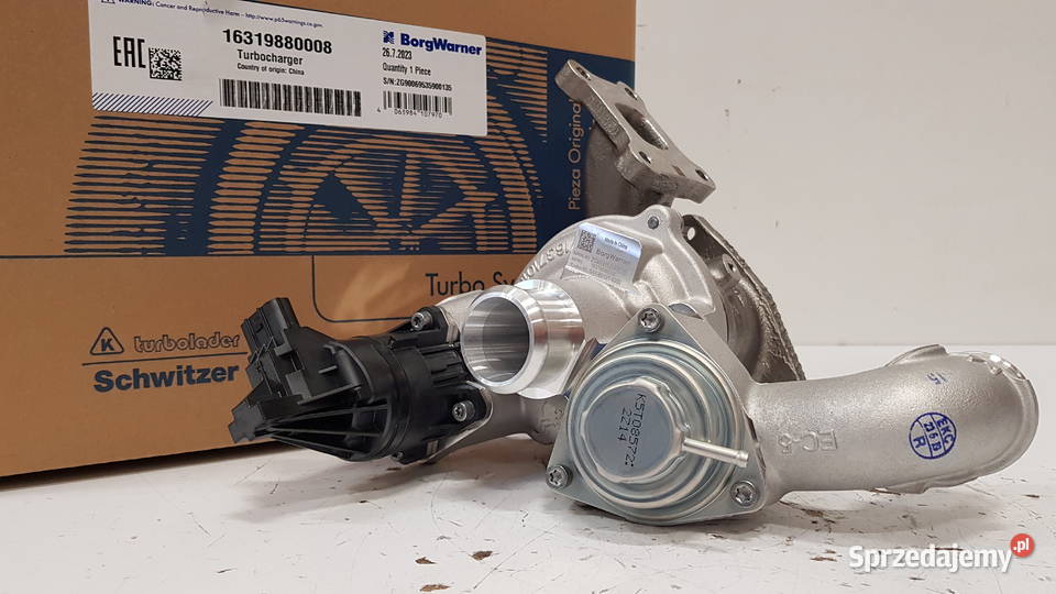 Nowa turbosprężarka BorgWarner KKK 16319880008 Siedlce