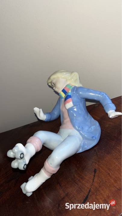 Figurka chłopca Wrotkarz Ręcznie robiona Rex Gdańsk