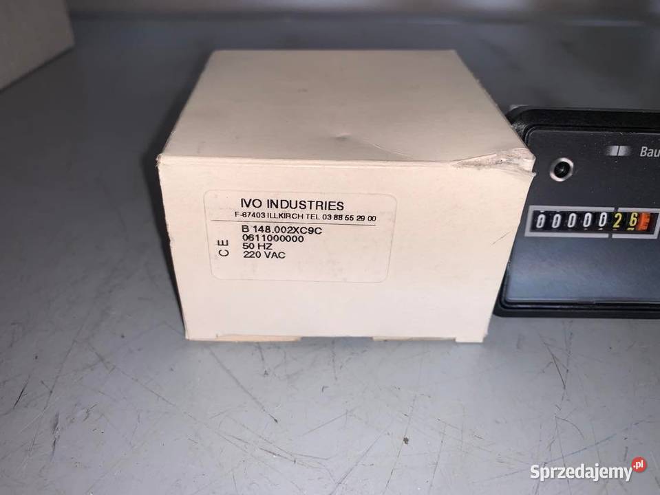 B148002XC9C Baumer Licznik elektromechaniczny