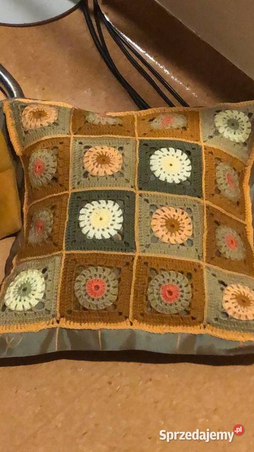 Gotowe jaśki na poduszki z kwadratów Babuni NOWE mazowieckie