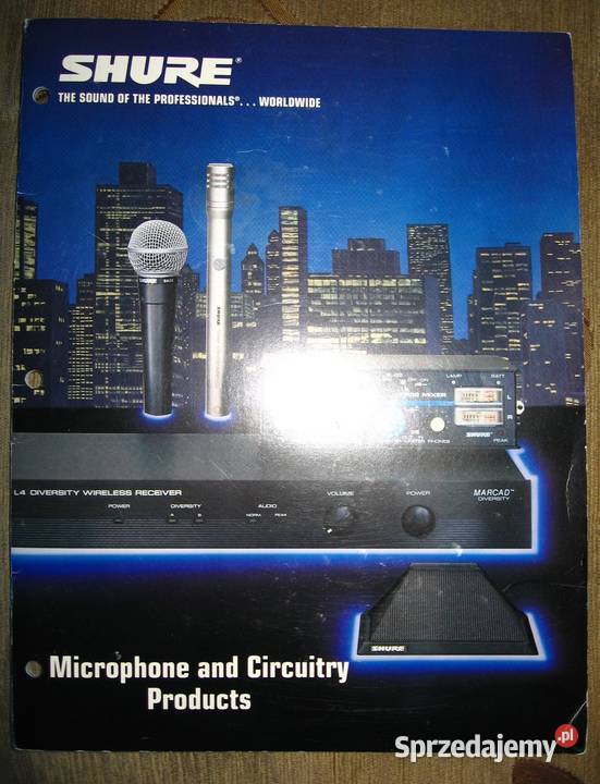 SHURE Microphone and Circuity Products catalog Kępice
