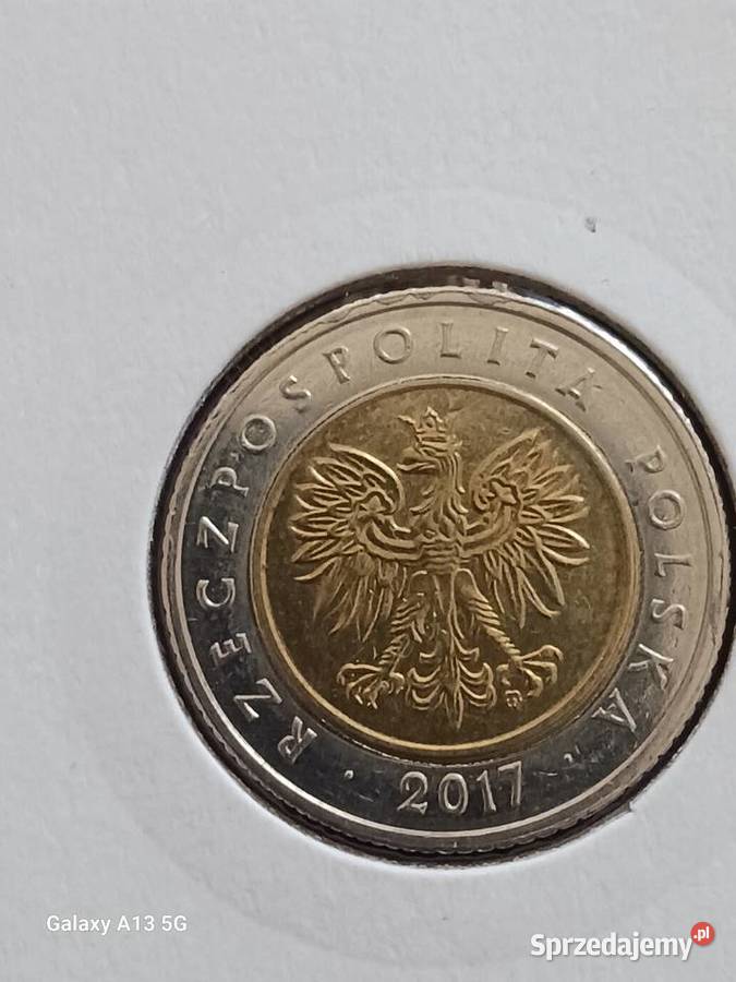 5 Złotych 2017 r Destrukt mennicy sprzedam