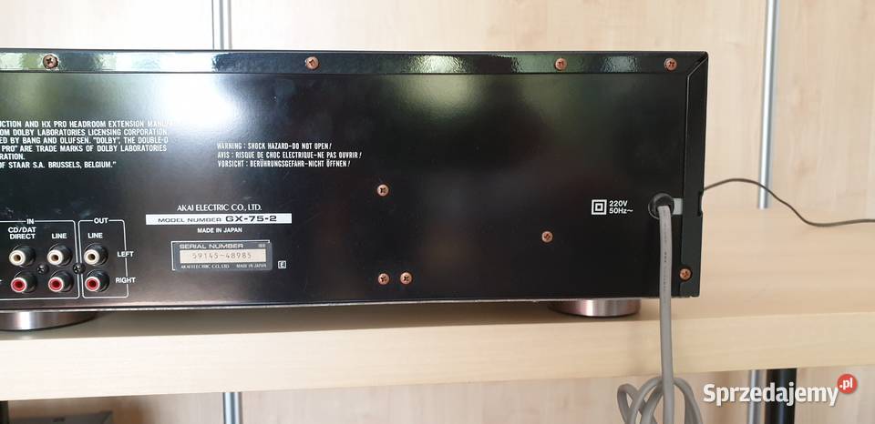 AKAI STEREO CASETTE DECK GX75 MK II Nowy Sącz sprzedam