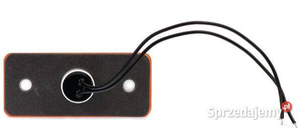 Lampa obrysowa LED prostokątna 1224V z przewodem Kamionna