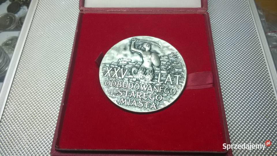 Medal XXV lat Odbudowy Starego Miasta Warszawa