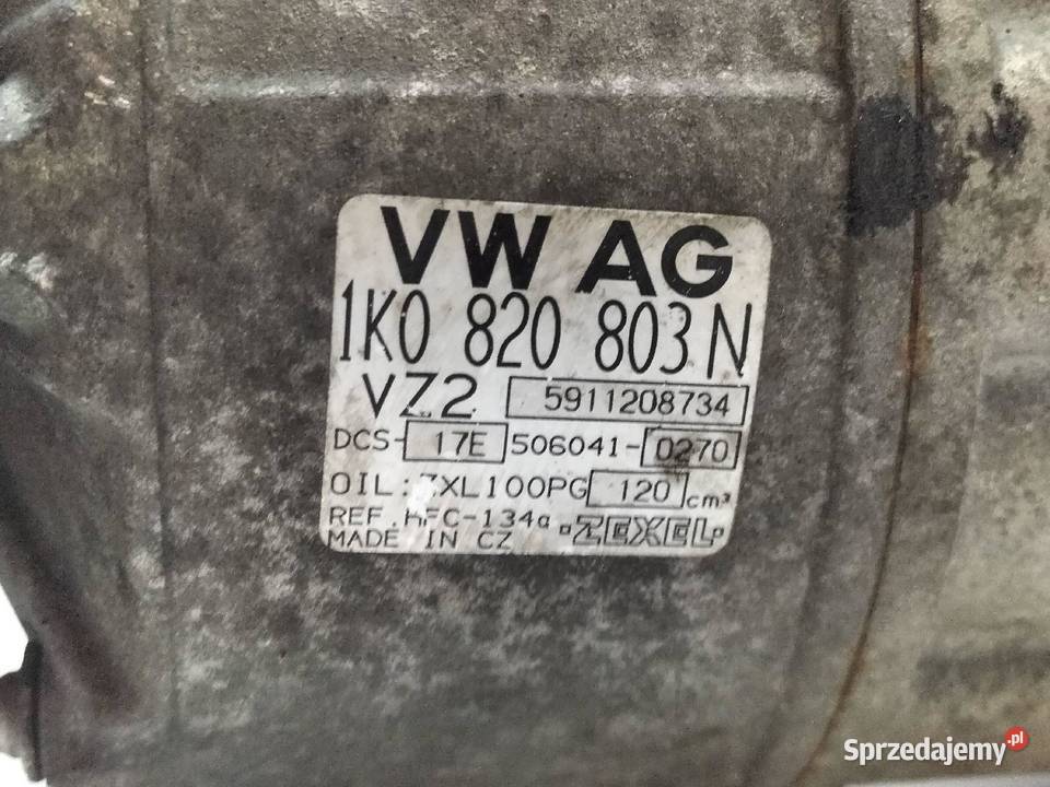 SPRĘŻARKA KLIMATYZACJI 1K0820803N 16 8V Seat