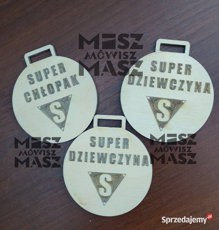 Medal SUPER na dzień dziewczynki chłopaka Racot