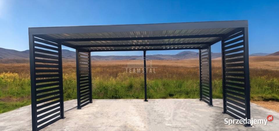 CarPort PREMIUM Wiata samochodowa 6x6 dodatkowa