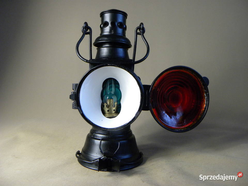 Kolekcjonerska lampa naftowa kolejowa semaforowa Legnica sprzedam