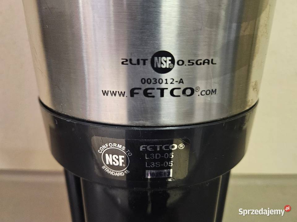 Termos gastronomiczny Fetco Luxus konferencyjny śląskie Pszczyna sprzedam