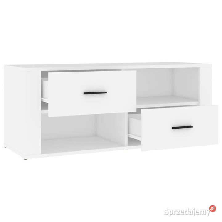 Szafka pod TV biała 100x35x40 materiał Warszawa