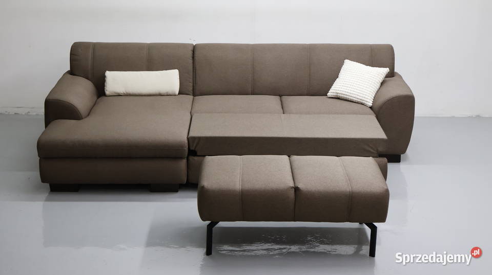TCE DESIGN NAROŻNIK z funkcją spania PUFA Poznań